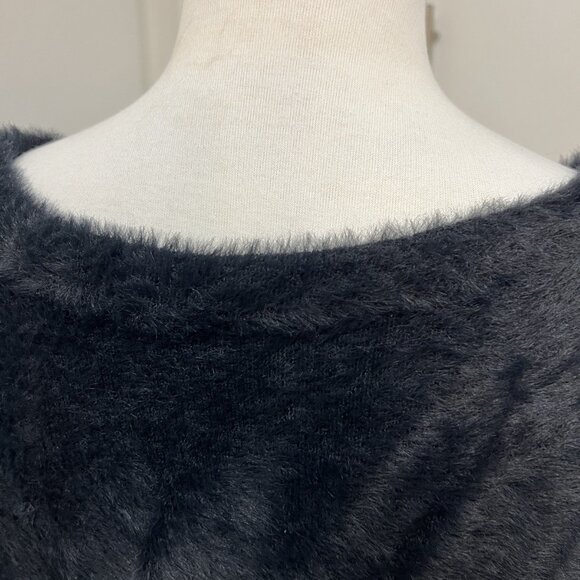 Free People One Sela Fuzzy Cardigan Blue Size S Small - Picture 6 of 7